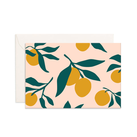 Lemon Mini Greeting Card