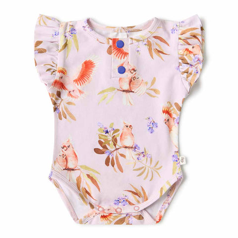 Snuggle Hunny Kids - Major Mitchell bodysuit - Jack and willow