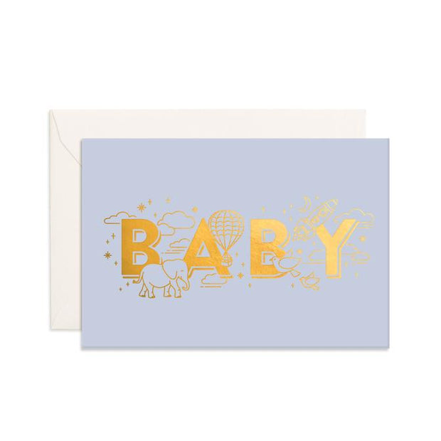 Baby Universe Duck Egg Mini Greeting Card