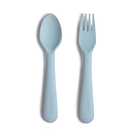 Mushie Cutlery Set - Powder Blue
