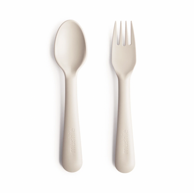Mushie Cutlery Set - Ivory