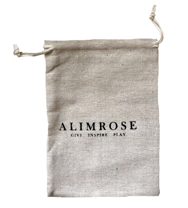 Alimrose Beechwood Teether Ring - Rosewater